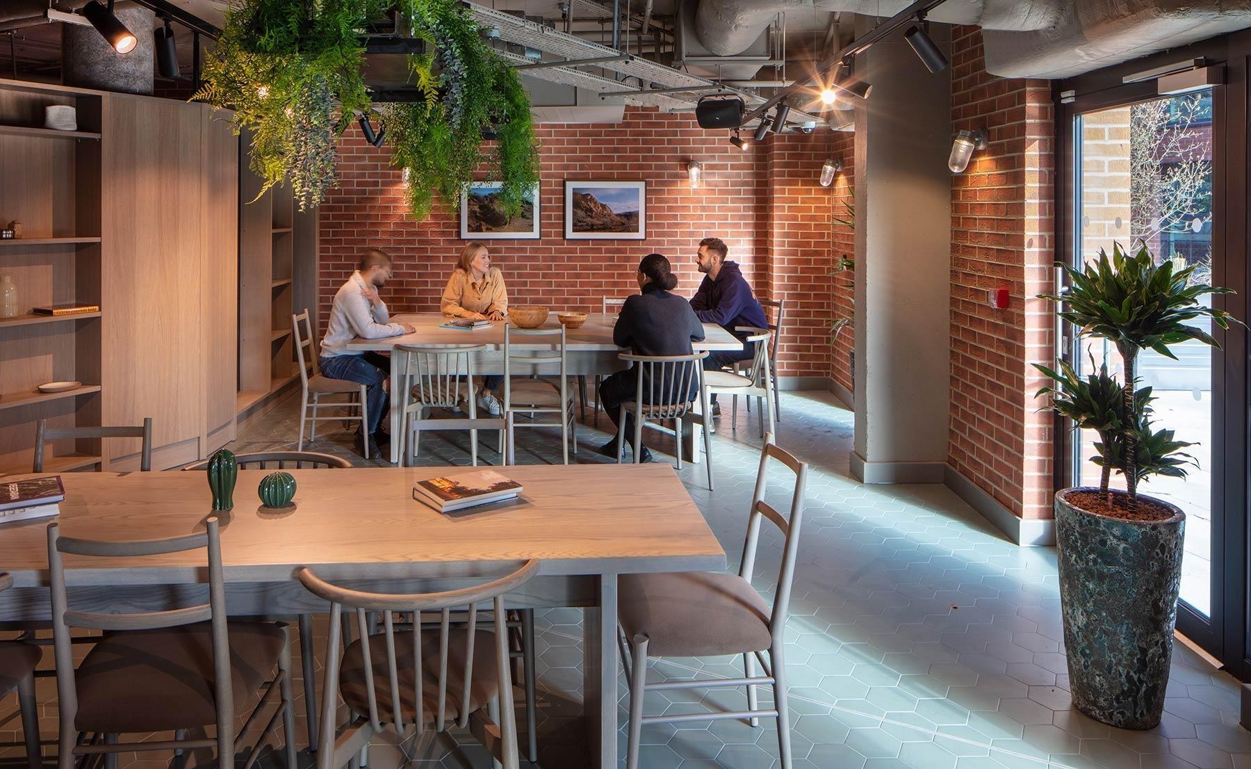  Get to know your neighbours over a meal in the dining room